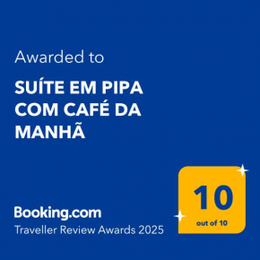 SUÍTE EM PIPA COM CAFÉ DA MANHÃ
